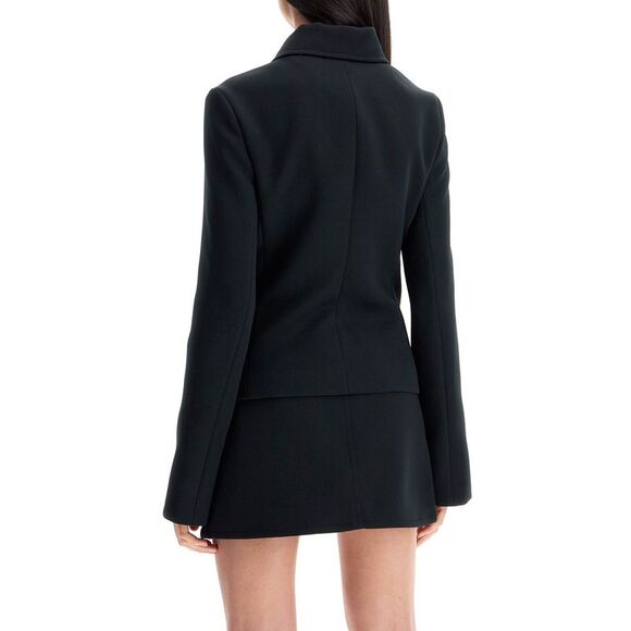 Chic Fitted Mini Jacket with Flared Sleeves - Picture 3 of 4